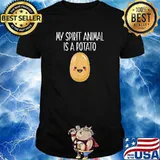 My Spirit Animal Is A Potato Cute Gift T-Shirt