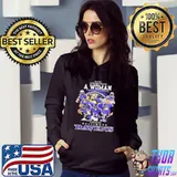 Never Underestimate A Woman Who Understands Football And Loves Baltimore Ravens Signature Shirt