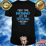 Nonno 2022 - First Time Nonno Let The Spoiling Begin T-Shirt