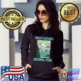 North Cascades US National Park Washington T-Shirt Hoodie
