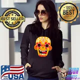 Numb Skull - Dia de Muertos - Sugar Skull T-Shirt Hoodie