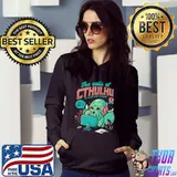Octopus Alien The Calls Of Cthulhu He Never Lost A Client Can I Help You Shirt Hoodie