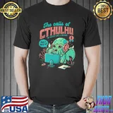 Octopus Alien The Calls Of Cthulhu He Never Lost A Client Can I Help You Shirt