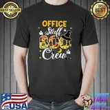 Office Staff Boo Crew Funny Halloween Matching Costume T-Shirt Unisex