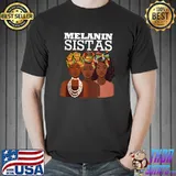 Oheneba Melanin Shirt For Women Black Queen Afro Pride T-shirt