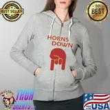 Oklahoma Horns Down s Full Zip Hooded