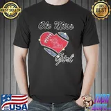 Ole Miss Girl Heart Diamond Shirt