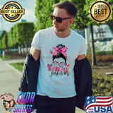 One thankful survivor breast cancer awareness mom life T-Shirt Unisex