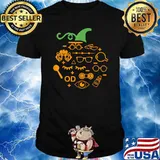 Optometry Glasses Pumpkin Halloween Optometrist Optician T-Shirt