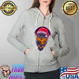 Owl Christmas Reindeer Antlers Xmas Gifts Kids Boys Girls T-Shirt Full Zip Hooded