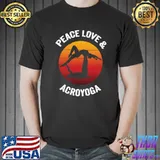 Peace Love & Acroyoga Vintage Acro Yoga T-shirt