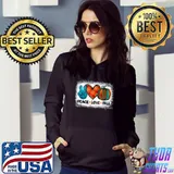 Peace Love Fall Leopard Pumpkin Halloween Vibes Bleached T-Shirt Hoodie