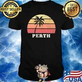 Perth Vintage 70s Retro Throwback Design Premium T-Shirt