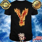 Phoenix from Ashes Phoenix Firebird Mythical Creatures T-shirt