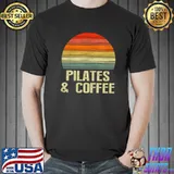 Pilates & coffee Instructor Funny Trainer Teacher T-shirt
