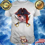 Pirate Sphynx Jolly Roger Halloween Costume Crossbones Shirt
