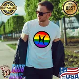 Pisces Astrology Design 4 LGBT T-Shirt