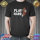 Play Hard League American Football Touchdown Mom Dad Kid Te Raglan Baseball T-s Unisex