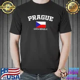 Prague Czech Republic Souvenir Flag Shirt