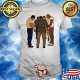 Pray Together Afro Black White Men White Praying Shirt
