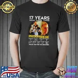 Premium prison Break 17 years thank you for the memories signatures s Unisex