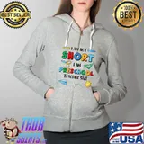 Preschool Teacher Short Pre-K Teacher T-Shirt Full Zip Hooded