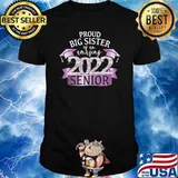 Proud Big Sister of a 2022 Senior Purple School Color Outfit T-Shirt