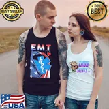Proud EMT American Flag Shirt