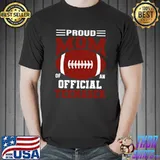 Proud Mom of an Official Teenager 13th Birthday Football T-Shirt