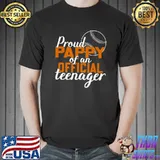 Proud Pappy of an Official Teenager 13th Birthday Baseball Premium T-Shirt