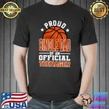 Proud Single Dad Official Teenager 13th Birthday Basketball T-Shirt Unisex