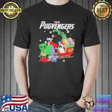 Pug Dog Pugvengers Marvel Avengers Merry Christmas Shirt Unisex