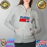 Pussy Pepsi Logo s Full Zip Hooded