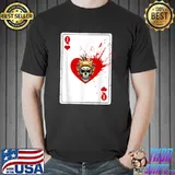Queen of Hearts Cards Deck Halloween splashy Costume T-Shirt