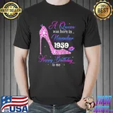 Queens Are Born In November 1959 T Shirt 62nd Birthday T-Shirt