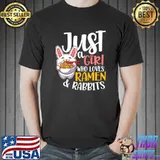 Ramen Fan Japanese Food Rabbit Bunnies Ramen Bowl T-shirt