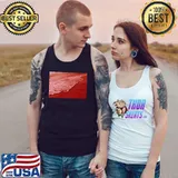 Red Ocean Water And Sand Shirt Tank Top