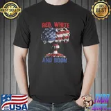 Red White And Boom American Flag Shirt