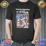 Remember afghanistan say their names joe 13 name of veterans shirt