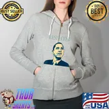 RESPECTED - Barack Obama Raglan Baseball T-s Full Zip Hooded