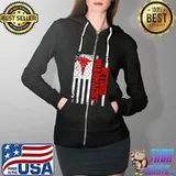 Retired Pharmacist Pharmacy Retirement American flag T-Shirt Full Zip Hooded