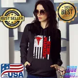 Retired Pharmacist Pharmacy Retirement American flag T-Shirt Hoodie
