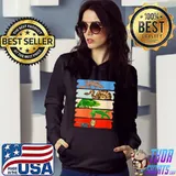 Retro Lizard Snake Chameleon Reptile Lover T-Shirt Hoodie