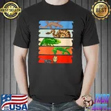 Retro Lizard Snake Chameleon Reptile Lover T-Shirt