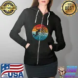 Retro stunt scooter perfect for the next video rotation Premium T-Shirt Full Zip Hooded