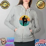 Retro Vintage Mixed Martial Arts MMA Karate Taekwondo Raglan Baseball T-s Full Zip Hooded