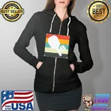 Retro Vintage Pickleball Shirt Full Zip Hooded
