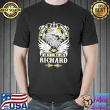 Richard In Case Of Emergency My Blood Type Is Eagle Shirt Unisex