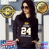 Rip Kobe Bryant 24 Memorial Rest In Peace Shirt