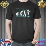 Robot Evolution Funny Cyborg Future Robotics Engineer T-Shirt